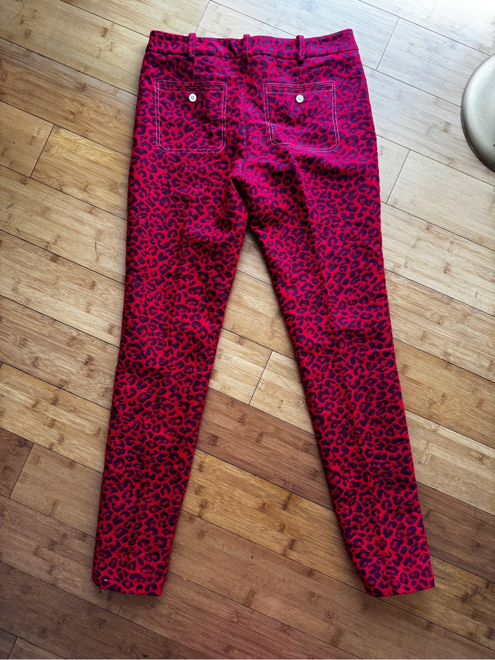 ZADIG & VOLTAIRE Mid-rise Slim Pants Passion Red - Picture 9 of 9
